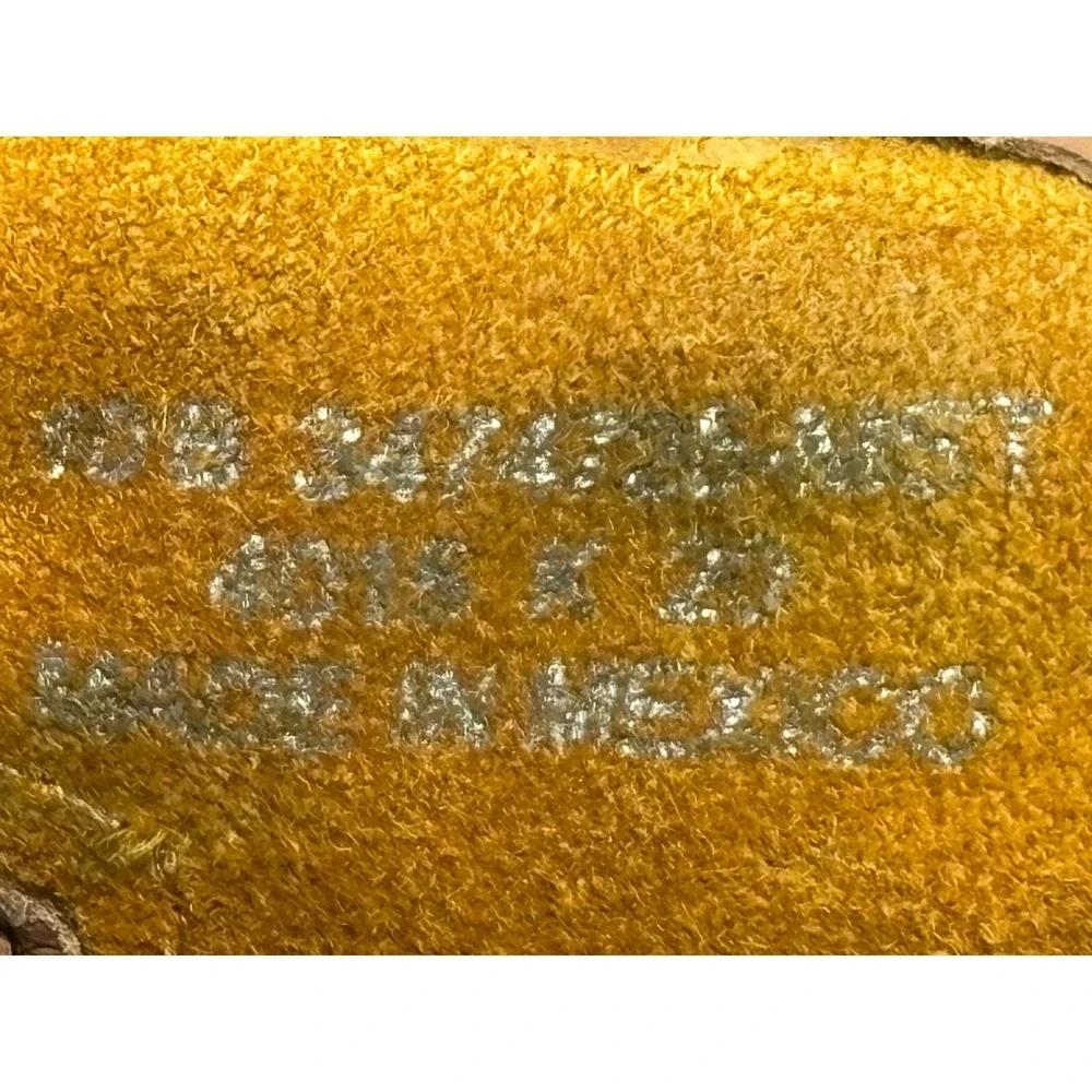 Frye Melissa Suede Slouch Ankle Booties Women's 10 B Mustard Yellow Western Boho